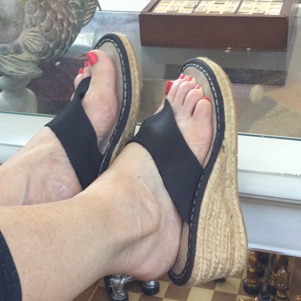 Leather Slides